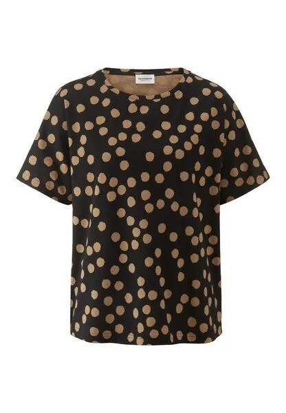 hessnatur hessnatur Print T-Shirt Oversize aus reiner Bio-Baumwolle, Schwarz, – Produktbild 3 von 4