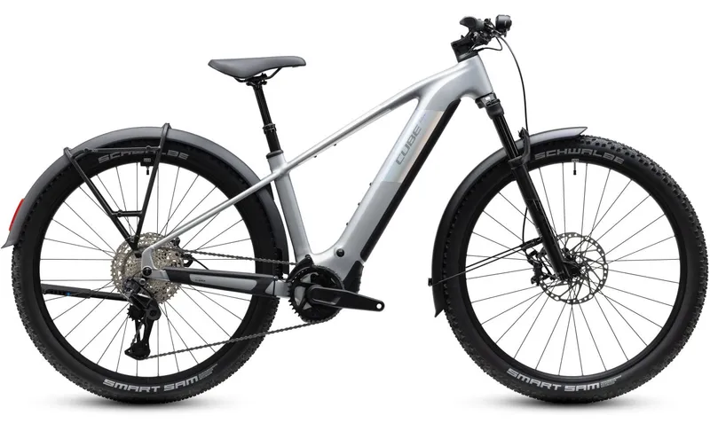 Cube Cube Reaction Hybrid SLX 800 FE - 29/ 27.5 Zoll 800Wh 12K Di2 Diamant - platinum´n´reflex, Silber, – Produktbild 1 von 1