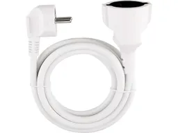 REV REV Schutzkontakt-Verlängerung H05VV-F 3G1,5², 2 m, weiß – Produktbild 1 von 1