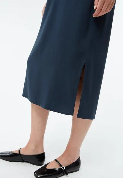 Givn Berlin Givn Berlin Kleid GBTHEKLA aus LENZING ECOVERO, Midnight blue, – Produktbild 4 von 4