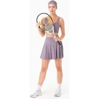 ORGANICATION ORGANICATION SUMMER | Sport-Skort mit Innenshorts aus recyceltem Polyamid, Dirty lilac, – Produktbild 1 von 1