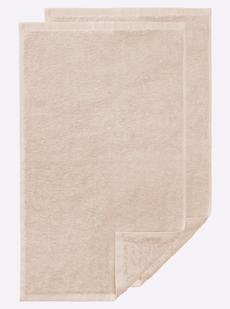 wäschepur Handtuch elfenbein, Elfenbein, – Produktbild 3 von 3