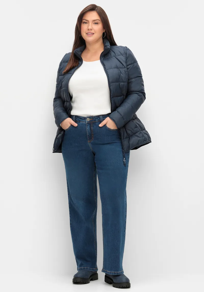 sheego Jeans dark blue denim, Dark blue denim, – Produktbild 2 von 2