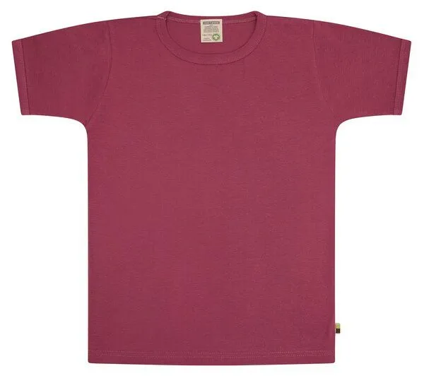loud + proud loud + proud Kinder T-Shirt uni, GOTS-zertifiziert, Rouge(rosa), – Produktbild 1 von 3