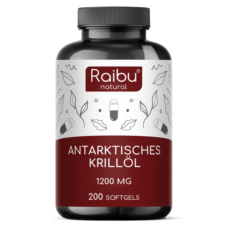 Raibu Natural Raibu Natural Krillöl | 200 Kapseln – Produktbild 1 von 1