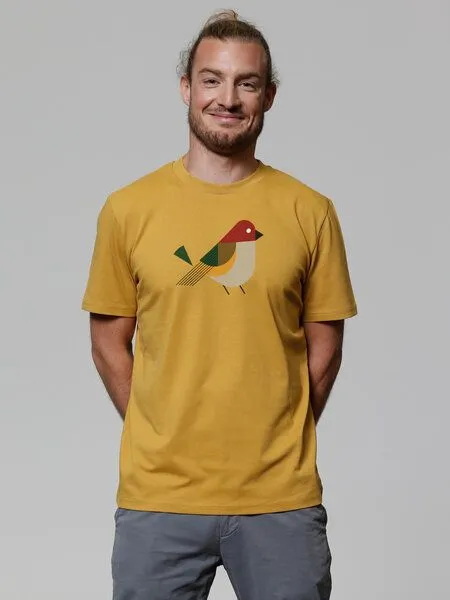 watapparel watapparel T-Shirt Vogel, Ochre, – Produktbild 2 von 3