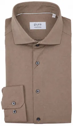 Pure Pure Functional Shirt Light Brown - Größe 40 (M) – Produktbild 1 von 1