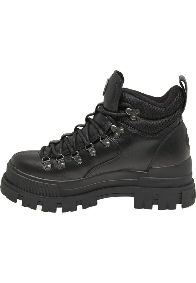Buffalo Buffalo ASPHA LACE UP HIKE - VEGAN NUBUCK/MESH Stiefel, Schwarz, – Produktbild 4 von 4