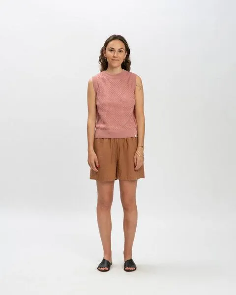 MATONA Matona Pullunder aus Baumwolle für Frauen / Cotton Knit Top, Dusk pink, – Produktbild 3 von 4