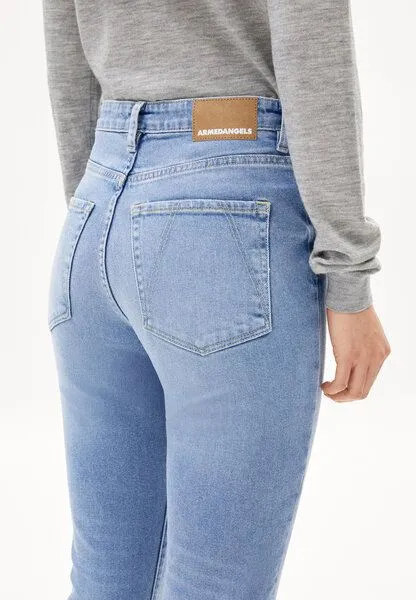 ARMEDANGELS ARMEDANGELS LEJAANI Damen Slim Jeans Bio-Baumwoll Mix X-Stretch, Blue, – Produktbild 3 von 8