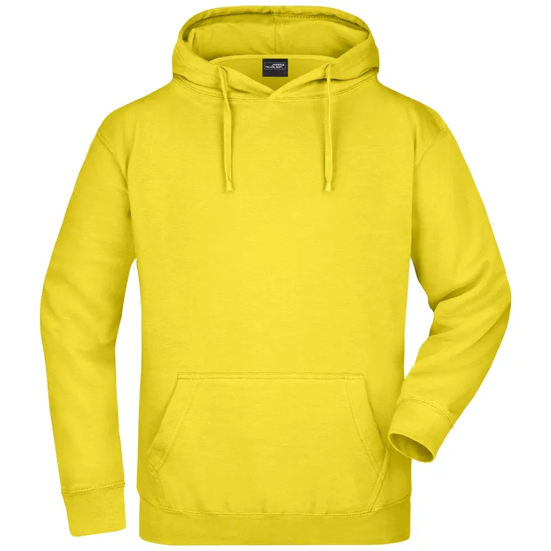 James & Nicholson James & Nicholson Klassisches Kapuzensweatshirt JN047, Sun yellow, – Produktbild 1 von 1