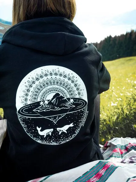 Zeachild Zeachild Our Planet Zip Hoodie Unisex – Produktbild 6 von 8