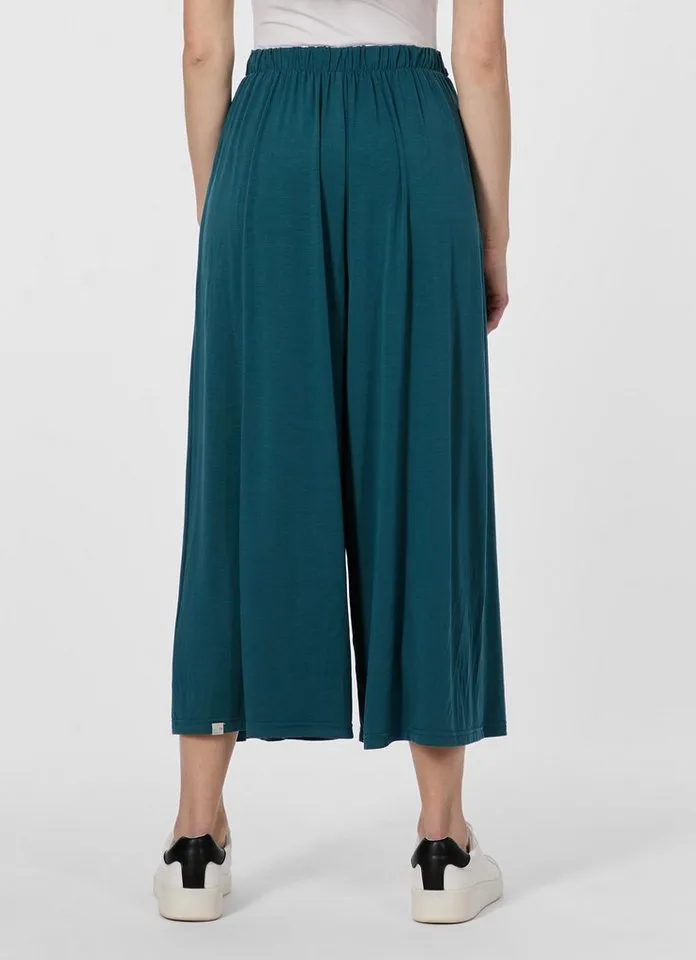 ragwear ragwear Culotte ROZALIA Viskose mit weitem Bein und Bindeband für angenehmes Tragegefühl, Grün, – Produktbild 2 von 2