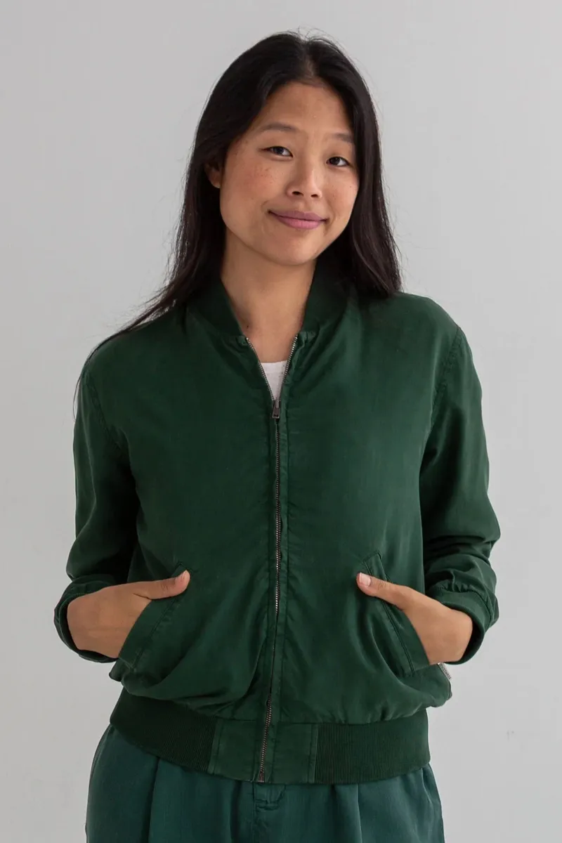 TWOTHIRDS TWOTHIRDS Damen vegan Jacke Vulcano Dunkelgrün, Dunkelgrün, – Produktbild 1 von 2