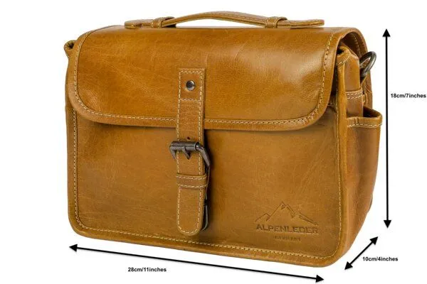 Alpenleder Alpenleder Messenger Bag CRUISER, Cognac, – Produktbild 2 von 4