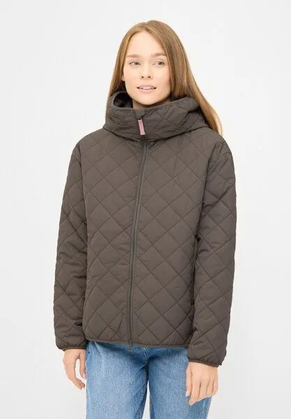derbe derbe Steppjacke „Quiltby Short“, Morel, – Produktbild 1 von 4