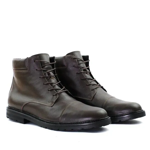 SORBAS SORBAS '93 Leder Stiefel zum Schnüren, Braun, – Produktbild 2 von 8