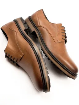 Will's Vegan Shop Will's Vegan Shop Continental Derbys Hellbraun Herren – Produktbild 1 von 1