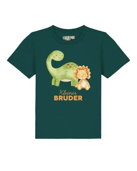 watabout.kids watabout.kids T-Shirt Kinder Dinosaurier 06 Kleiner Bruder, Glazed green, – Produktbild 1 von 2