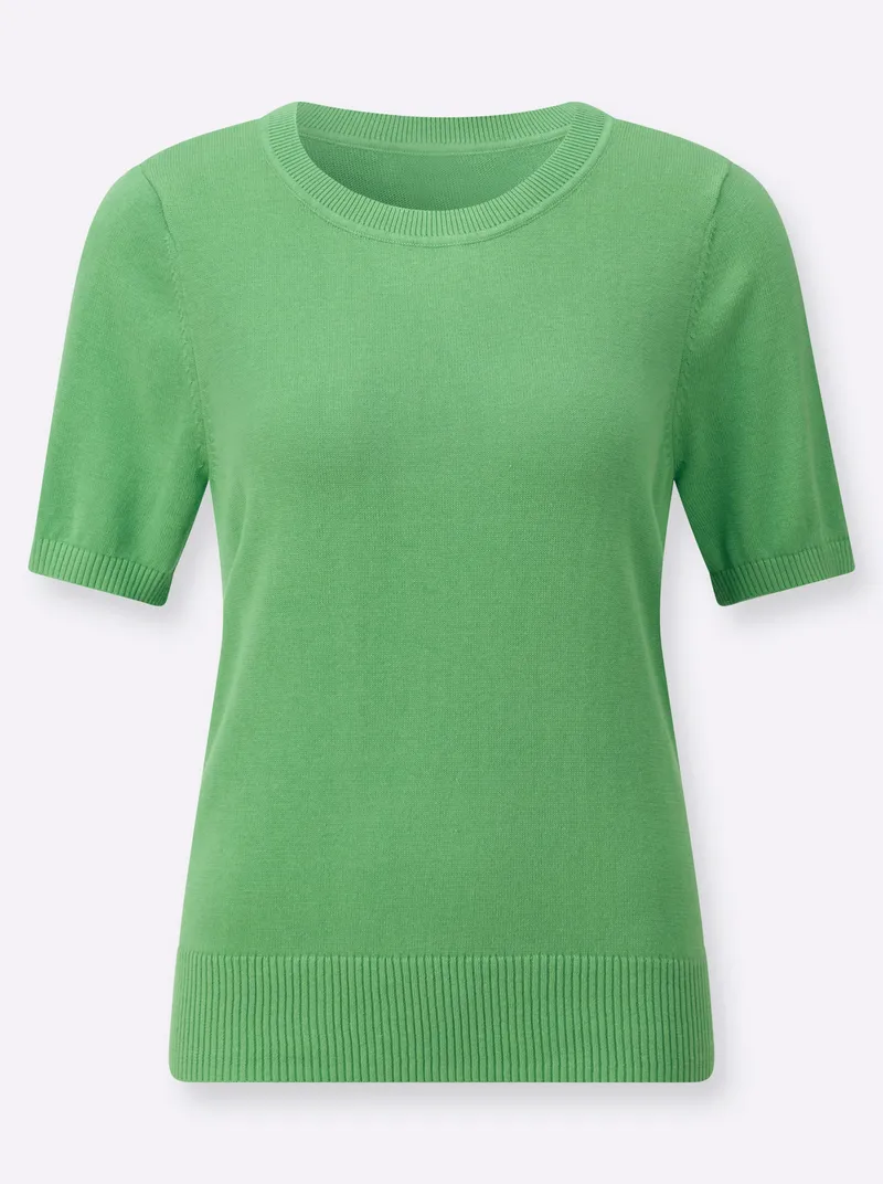 Witt Baumwollpullover apfel, Apfel, – Produktbild 1 von 2