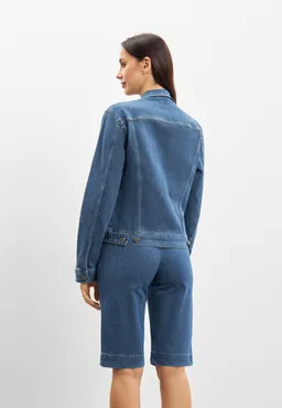 LAURIE LAURIE Damen vegan Jeansjacke Ls Marie Blue Denim – Produktbild 1 von 1