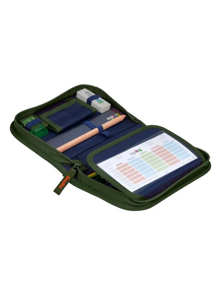 Ergobag Ergobag Federmäppchen Federmäppchen, (1-tlg), mit Lyra‑Stiften, Grün, – Produktbild 6 von 8
