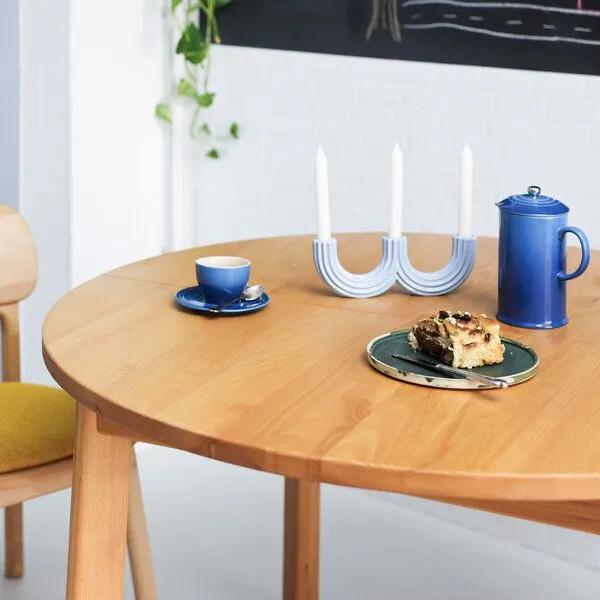 ekomia ekomia Runder Ausziehtisch Form F – Produktbild 3 von 4