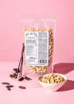 KoRo Cashewkerne mit Vanille und Tonka 500 g – Produktbild 1 von 1