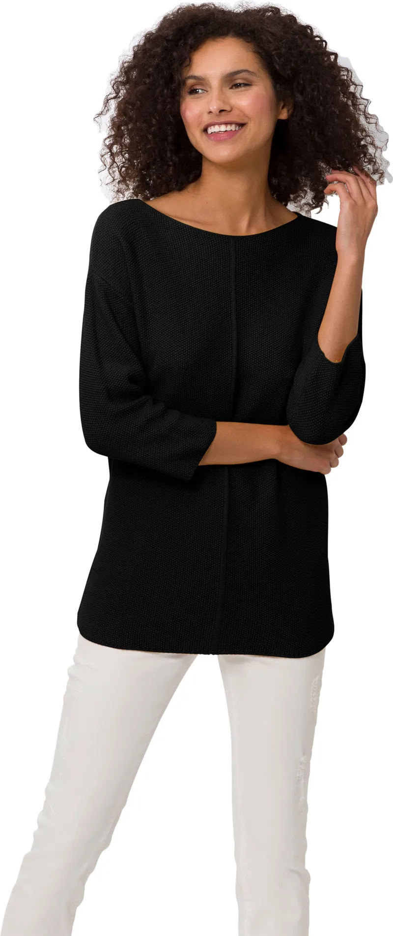 heine Strickpullover schwarz, Schwarz, – Produktbild 2 von 3