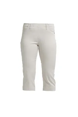 LAURIE LAURIE Damen vegan Hose Kelly Regular Capri Sl Grau Sand – Produktbild 1 von 1