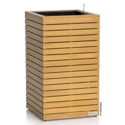 Lechuza® Lechuza Pflanzgefäß 'Palo Natural Wood 45 high', ca. 44 x 44 x H 77 cm – Produktbild 1 von 1