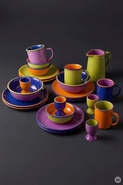 Tranquillo Tranquillo Tasse COLOURI – Steinzeug, Blau, – Produktbild 3 von 6