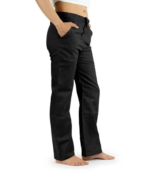 SCHAZAD Leinenhose Essential Slim von SCHAZAD, Schwarz, – Produktbild 2 von 4
