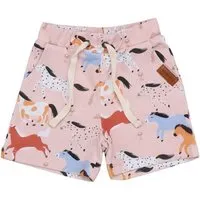 Walkiddy Bio-Baumwollshorts Baby Horses in Rosa - Nachhaltig & Allergikerfreundlich von Walkiddy – GOTS zertifiziert – Produktbild 1 von 1