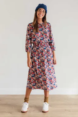 TWOTHIRDS TWOTHIRDS Damen vegan Kleid Holzendorf Flower Garden Print – Produktbild 1 von 1