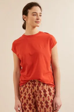 LANIUS LANIUS Shirt mit überschnittener Schulter aus Bio-Baumwolle GOTS – Produktbild 1 von 1