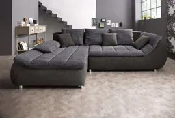 Home affaire Ecksofa Imola, bequem, aktuelle Steppung im Sitz, L-Form, Breite 270cm, wahlweise mit Bettfunktion, OTTOs Choice – Produktbild 1 von 1