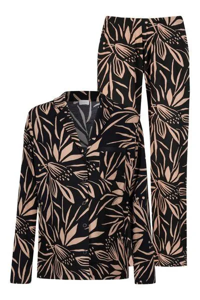 mey Mey Schlafanzug | FSC-Modal | Vivid Bloom, Schwarz, – Produktbild 4 von 4