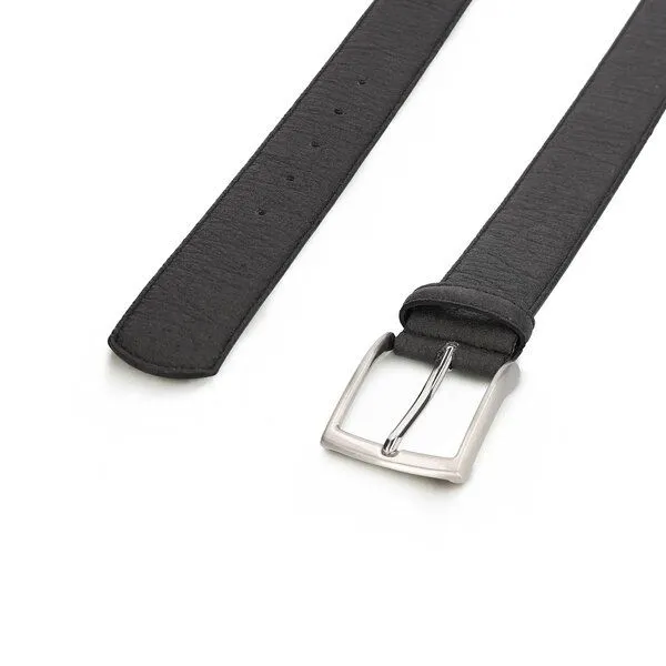 Nae Vegan Shoes Nae Vegan Shoes Seva Herrengürtel aus Piñatex- Leder, Schwarz, – Produktbild 2 von 2