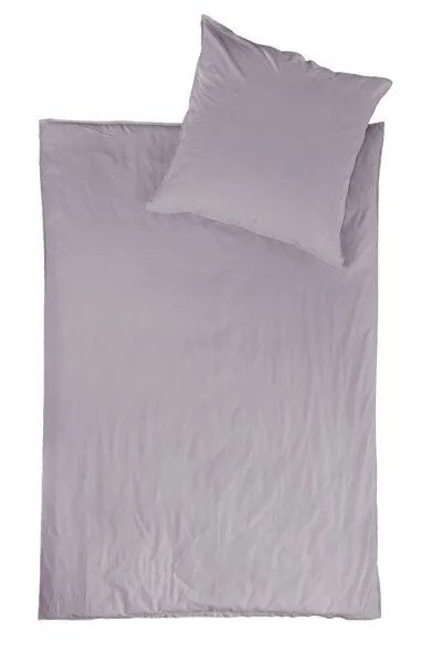 jilda-tex jilda-tex Bettwäsche 100% Bio-Baumwolle 135x200cm / 155x220cm 200x200cm, Lavendel, – Produktbild 2 von 4