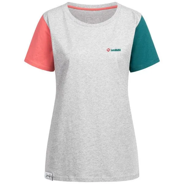 Lexi&Bö Lexi&Bö Isla Socorro T-Shirt Damen, Grau melange(mehrfarbig), – Produktbild 2 von 2