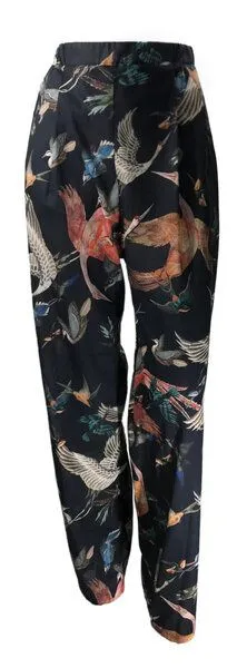 FORMAT FORMAT CASE pants, plain, Gemustert (birds), – Produktbild 2 von 3
