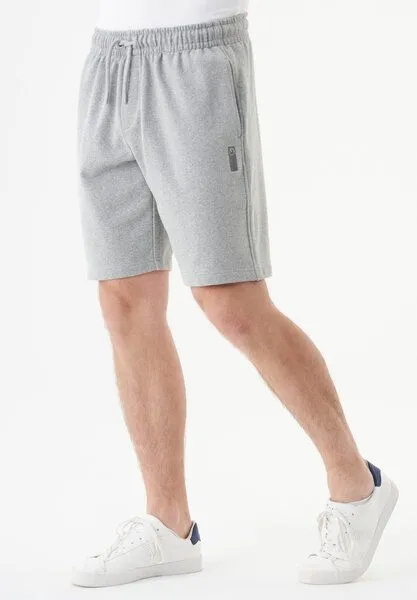 ORGANICATION ORGANICATION ESSENTIALS-SHADI- Shorts aus Bio-Baumwolle, Grey melange, – Produktbild 3 von 3