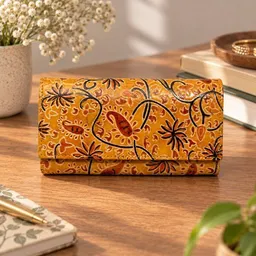 Janselo Sunflower Bloom Design Leder-Damen-Geldbörse – Produktbild 1 von 1