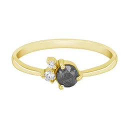 Eppi Eppi Zarter Ring mit Salt and Pepper Diamant Adnan – Produktbild 1 von 1