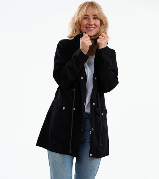 Gary Mash GARY MASH Parka Brooks aus Light Denim aus Bio-Baumwolle, Schwarz, – Produktbild 2 von 4