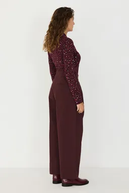 SKFK SKFK Damen vegan Hose Mit Hoher Taille Ehiara Brown – Produktbild 1 von 1