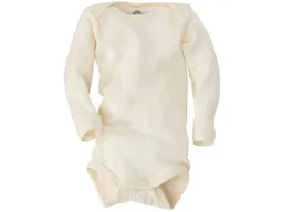 Cosilana Cosilana Baby Body Langarm Baumwolle-Wolle-Seide natur Gr.98/104 – Produktbild 1 von 1