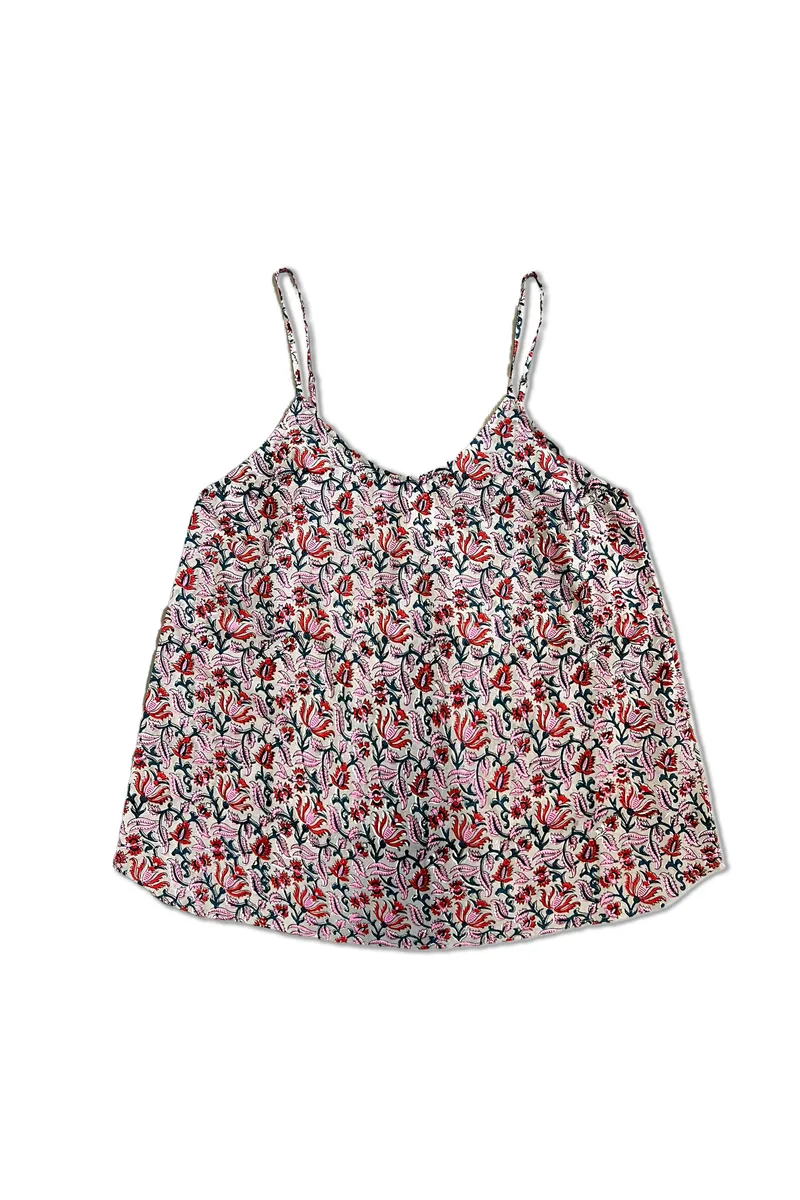 el.résidu el.résidu Damen vegan Top Priyanka, Hellgrau, – Produktbild 1 von 1