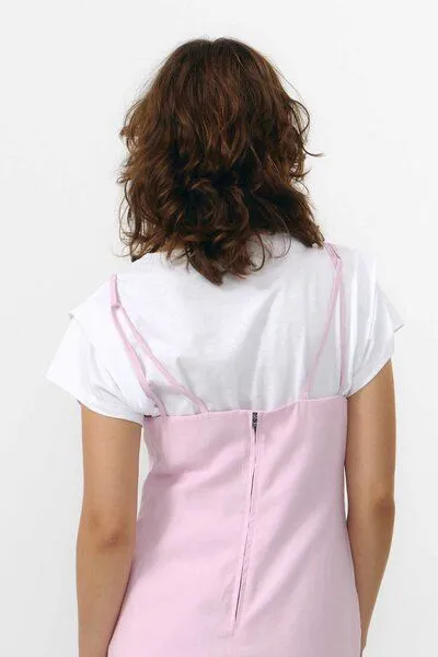 SUITE13LAB Suite13lab Damen-Midikleid SAJA, Rosa, – Produktbild 4 von 4